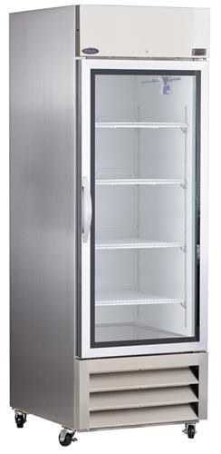 GPR231SSG/0 | General Purpose Stainless Steel Refrigerator, Glass Door, 23 cu. ft. capacity